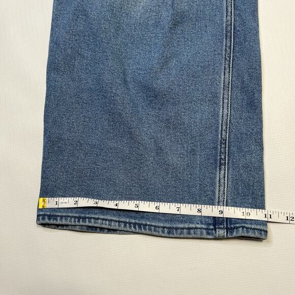 Hollister High Rise Vintage Baggy Jeans Women's Size 15 R 32X31 Ripped - Picture 4 of 9